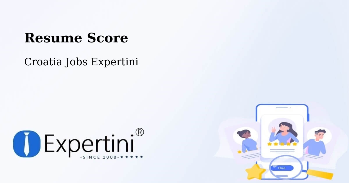 Resume Score & Job Description Match Tool – Selce - Croatia Jobs Expertini